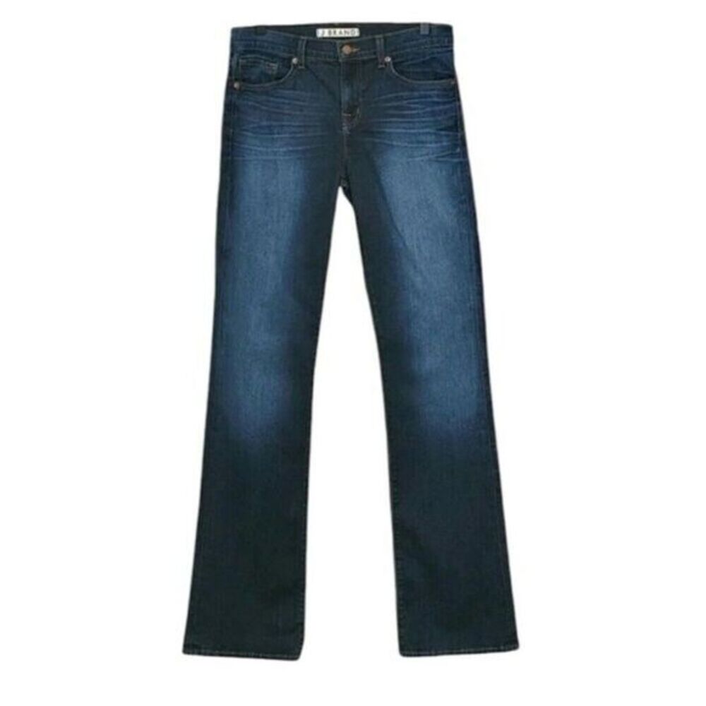 J Brand Slim Bootcut Jeans Women’s Size 27 Dark Wash Mid Rise Stretch Denim